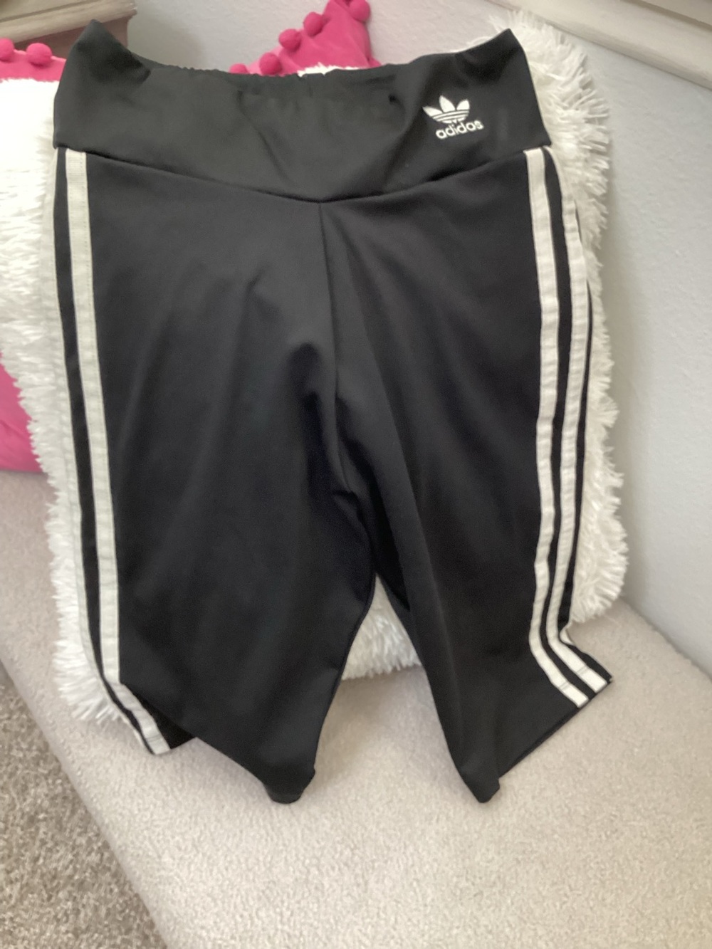 ✨ NWOT Adidas Originals High Waist 3-Stripe Biker Shorts - XS